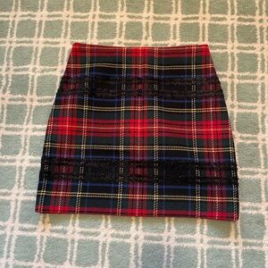 J crew wool mini skirt size 6